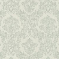 Обои AS Creation Di Seta 36669-4 Текстиль на флизелине (0,70*10,05) Зеленый, Дамаск — фото 1, Обои для стен
