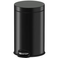 Ведро для мусора WeltWasser Erfie BL 3L педальное 10000000895 Черное — фото 1, Мусорные ведра