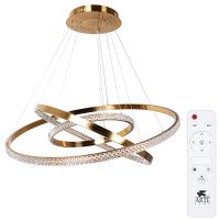 Люстра Artelamp Orione A2182SP-160PB Прозрачная Полированная медь — фото 1, Люстры