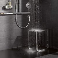 Табурет в ванную Keuco Plan 14982010038 Хром Светло-серый — фото 3, Сиденья