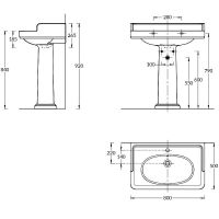 Товар: Раковина Kerama Marazzi Pompei 80 PO.wb.80 Белая глянцевая - фото 7 Раковина Kerama Marazzi Pompei 80 PO.wb.80 Белая глянцевая — фото 7, Раковины подвесные