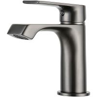 Смеситель для раковины Frap H71-9 F1071-9 Оружейная сталь — фото 1, Смесители для раковины