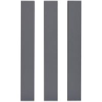 Интерьерная рейка Ликорн РП-2.16.2800 темно-серая 2800x40x16 мм — фото 2, Рейки