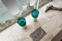 Товар: Раковина Abber Kristall 45 AT2701White-Aquamarin Белая Бирюзовая - фото 4 Раковина Abber Kristall 45 AT2701White-Aquamarin Белая Бирюзовая — фото 4, Раковины напольные