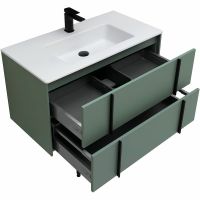 Тумба под раковину Allen Brau Reality 90 1.32006.CGM подвесная Олива матовая — фото 50, Тумбы под раковину