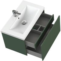 Тумба под раковину Cersanit Grande 80 64303 подвесная Зеленая — фото 5, Мебель для ванной