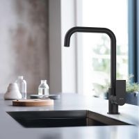 Смеситель для кухни Aquatek Лира AQ1480MB Черный матовый — фото 2, Смесители для кухни