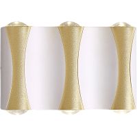 Настенный светильник Crystal Lux CLT 022W3 WH-GO 4000K Белый Золото — фото 1, Светильники