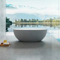 Товар: Ванна из искусственного камня Vincea 170x75 VBT-6S01MG Серая Белая матовая без гидромассажа - фото 4 Ванна из искусственного камня Vincea 170x75 VBT-6S01MG Серая Белая матовая без гидромассажа — фото 4, Ванны