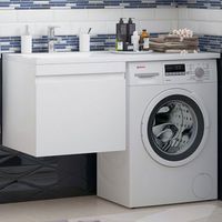 Тумба под раковину Corozo Альтаир 120 SD-00000501 подвесная Белая — фото 1, Тумбы под раковину