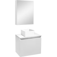 Товар: Тумба под раковину Runo Бари 50 00-00001472 подвесная Белая - фото 8 Тумба под раковину Runo Бари 50 00-00001472 подвесная Белая — фото 8, Тумбы под раковину