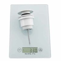 Донный клапан Frap F62-6 click-clack Белый — фото 2, Донные клапаны