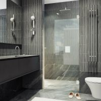 Товар: Душевая дверь Maybah Glass MGD-509-4 905x1950 на петлях Хром глянцевый стекло прозрачное - фото 1 Душевая дверь Maybah Glass MGD-509-4 905x1950 на петлях Хром глянцевый стекло прозрачное — фото 1, Душевые двери в нишу