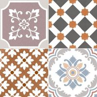 Керамогранит Dual Gres Chic DG_CH_HEL_W_N Helen Warm 45х45 см — фото 1, Керамогранит