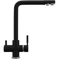 Смеситель для кухни Ulgran Quartz UQ-016-07 Уголь — фото 1, Смесители