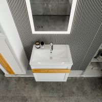 Товар: Тумба под раковину Бриклаер Берлин 60 4627125416064 подвесная Белый глянец - фото 4 Тумба под раковину Бриклаер Берлин 60 4627125416064 подвесная Белый глянец — фото 4, Мебель для ванной