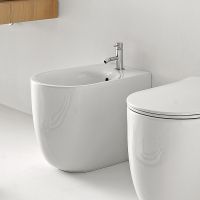 Товар: Биде Kerasan Nolita 532030*1 Белое матовое - фото 2 Биде Kerasan Nolita 532030*1 Белое матовое — фото 2, Биде