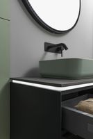 Тумба под раковину Allen Brau Infinity 85 1.21002.AM подвесная Антрацит матовый — фото 32, Тумбы под раковину