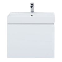 Тумба под раковину Aquanet Йорк 70 202093 подвесная Белый глянец — фото 1, Тумбы под раковину