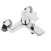 Смеситель для ванны Damixa Origin Elegance 841000000 Хром Белый — фото 2, Смесители