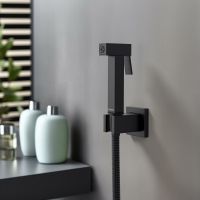 Гигиенический душ Aquatek Черный матовый арт-AQ2053MB — фото 2, Гигиенические души