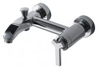 Смеситель для ванны Bravat Waterfall F673107C-01 Хром — фото 1, Смеситель для ванны