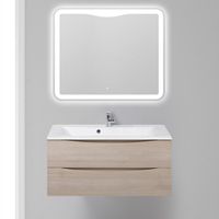 Товар: Тумба под раковину BelBagno Marino 100 MARINO-1000-2C-SO-RG-P подвесная Rovere Grigio - фото 2 Тумба под раковину BelBagno Marino 100 MARINO-1000-2C-SO-RG-P подвесная Rovere Grigio — фото 2, Тумбы под раковину