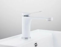 Смеситель для раковины Frap H45 F1045 Белый Хром — фото 7, Смесители