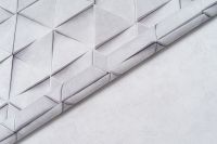 Обои Артекс Нокс 10817-04 Винил на флизелине (1,06*10,05) Серый, Геометрия — фото 5, Обои для стен