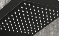 Душевая панель Frap F24005-6 с гидромассажем Черная матовая — фото 5, Душевые панели