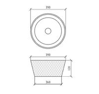 Раковина-чаша Boheme NeoArt 39 817-S Серебро — фото 9, Раковины