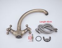 Смеситель для кухни Frap H19-4 Бронза арт-F4219-4 — фото 6, Смесители для кухни