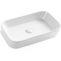 Раковина-чаша WeltWasser Elbach 2243 55 10000003831 Белый глянец — фото 1, Раковины накладные