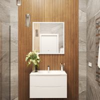 Товар: Зеркало Bond Cube 80x80 M44ZE-8080 с подсветкой с сенсорным выключателем - фото 10 Зеркало Bond Cube 80x80 M44ZE-8080 с подсветкой с сенсорным выключателем — фото 10, Зеркала в ванную комнату