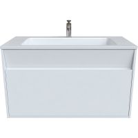 Тумба с раковиной Iddis Esper 100 ESP10W0i95K подвесная Белая — фото 2, Тумбы с раковиной