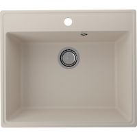 Кухонная мойка Ulgran Quartz Forte 580-02 Лен — фото 1, Кухонные мойки