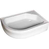 Душевой поддон из АБС-пластика Wemor 100x70 R 10000006058 Белый — фото 2, Душевые поддоны