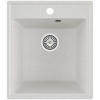 Кухонная мойка Maretti Kitchen KT425-WH Белая — фото 1, Кухонные мойки