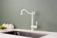 Смеситель для кухни Paulmark Retro Re213226-431 Белый матовый — фото 2, Смесители для кухни