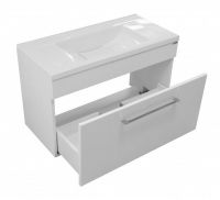 Тумба с раковиной Эстет Elin 80 ФР-00003349 подвесная Белая — фото 4, Тумбы с раковиной