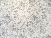 Обои Solo Bohemia E102500 Винил на флизелине (1,06*10) Серый/Белый, Цветы — фото 2, Обои для стен