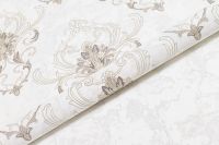 Обои Артекс Сорренто 10843-06 Винил на флизелине (1,06*10,05) Белый/Бежевый, Дамаск — фото 4, Обои для стен