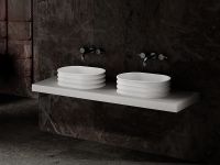 Раковина-чаша Abber Stein 56 AS2650 Белая матовая — фото 5, Раковины накладные