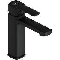 Смеситель для раковины GPD Pedra Colored MLB160-S Черный матовый — фото 1, Смесители