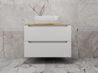 Тумба под раковину Style Line Бали 80 ЛС-00002339 подвесная Белый софт — фото 3, Мебель для ванной