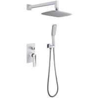 Душевая система Boheme Venturo 374-W Белая Хром — фото 1, Душевое оборудование. Душевая программа