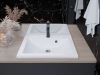 Раковина Paola Roma 58 Белая глянцевая — фото 7, Раковины