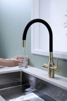 Смеситель для кухни Paulmark Salix Бронза арт-Sa213419-BR — фото 4, Смесители для кухни