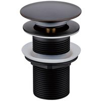 Товар: Донный клапан Boheme 612-B click-clack Черный - фото 1 Донный клапан Boheme 612-B click-clack Черный — фото 1, Донные клапаны