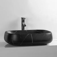 Раковина-чаша Ceruttispa 57 CR0086 MMB1 СТ9544 Черный матовый мрамор — фото 4, Раковины накладные